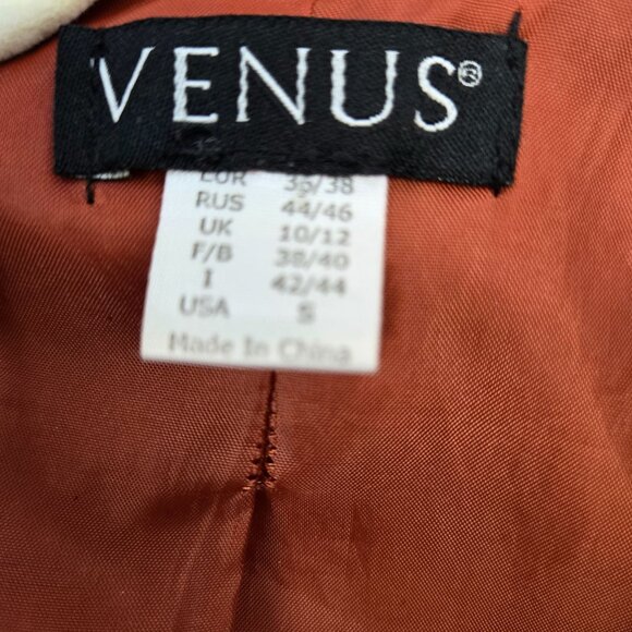 Venus Textured Toggle Accent Hooded Jacket with Faux Fur Trim Size Small - Picture 3 of 8